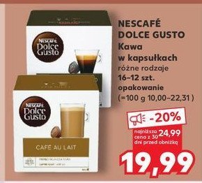 Kawa espresso intenso Nescafe dolce gusto promocja w Kaufland