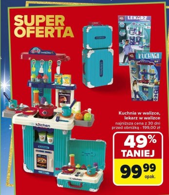Kuchnia w walizce, lekarz w walizce promocja w Carrefour