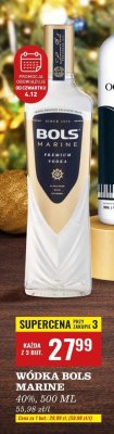 Wódka Bols Marine 40%, 500 ml promocja w Biedronka