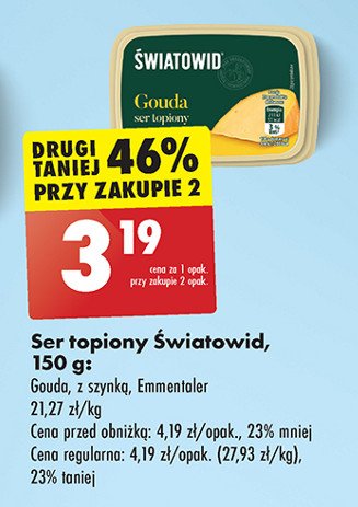 Ser topiony z szynką Światowid promocja