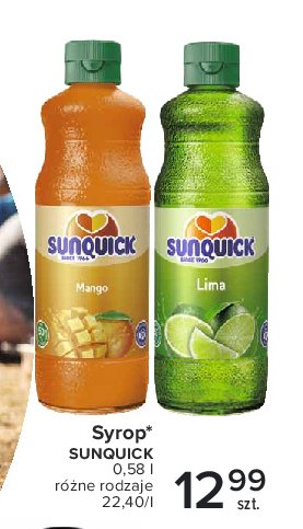 Syrop mango Sunquick promocja