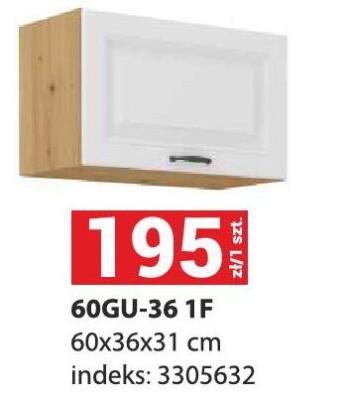 Szafka kuchenna 60GU-36 1F promocja w Merkury Market