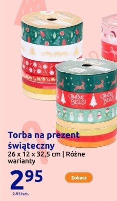 Torba na prezent świąteczny 26 x 12 x 32,5 cm Różne warianty promocja w Action