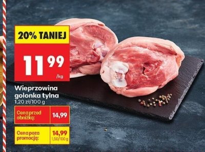 Wieprzowina golonka tylna promocja w Biedronka