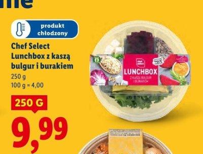 Lunchbox z kaszą bulgur i burakiem Chef Select promocja w Lidl