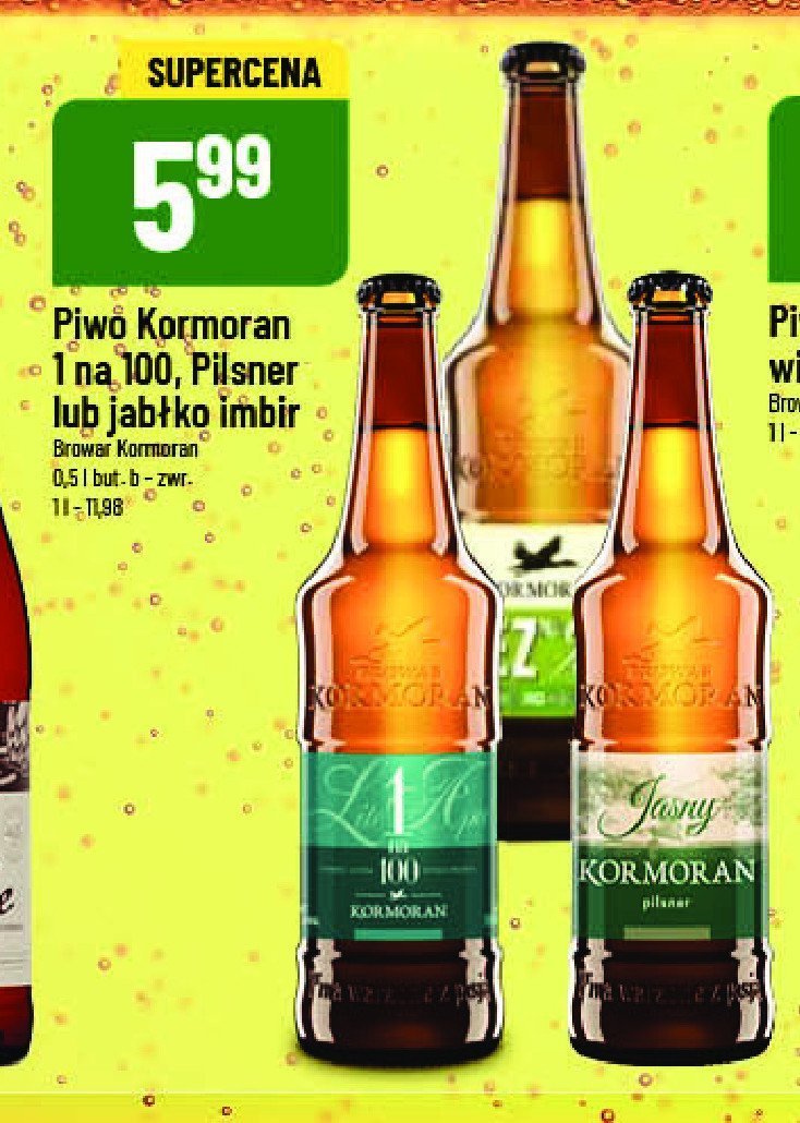Piwo Kormoran jab艂ko-imbir promocja