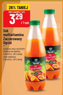 Sok multiwitamina Zaczarowany Ogród promocja w POLOmarket