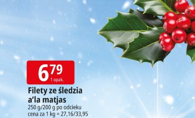 Filety ze śledzia a'la matias promocja w Leclerc
