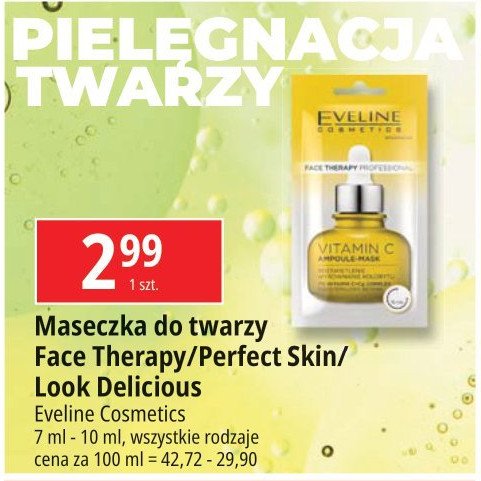 Maseczka energetyzująca Eveline look delicious promocja