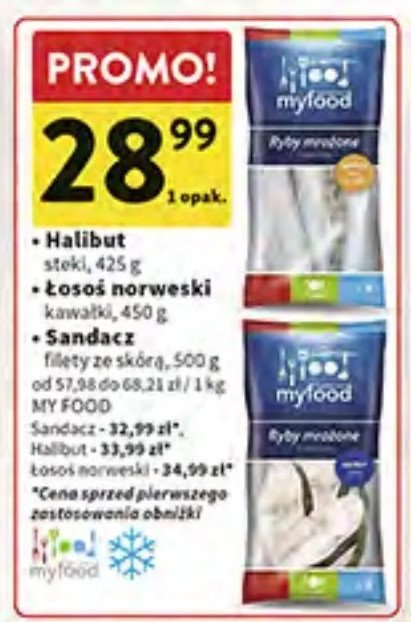 Filet z sandacza ze skórą Myfood promocja