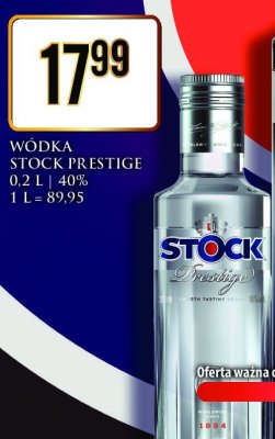 W贸dka Stock prestige promocja