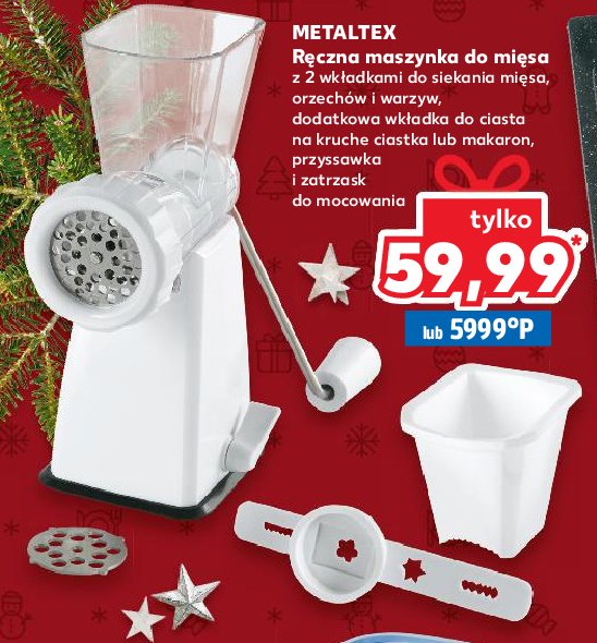 Maszynka do mi臋sa Metaltex promocja