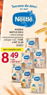 Kaszka Nestle 230g różne rodzaje promocja w Selgros