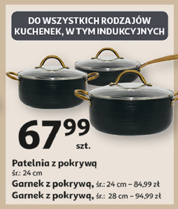 Patelnia z pokrywą śr. 24 cm promocja