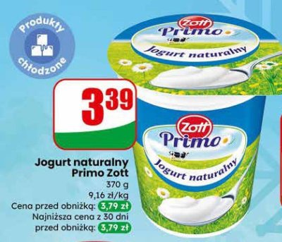Jogurt naturalny Primo  promocja w Dino