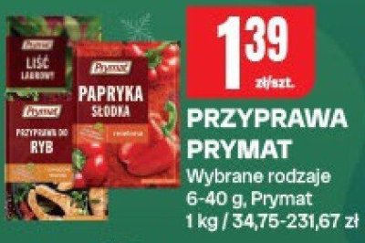 Przyprawa Prymat Wybrane rodzaje 6-40 g, Prymat promocja w Chorten