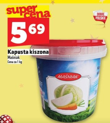 Kapusta kiszona Maśniak promocja w TOPAZ