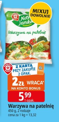 Warzywa na patelni臋 Hortex promocja w Leclerc