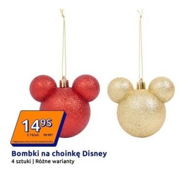 Bombki na choinkę Disney promocja w Action