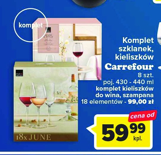 Szklanki Carrefour promocja