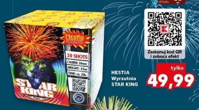 Wyrzutnia Star King promocja w Kaufland