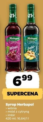 Syrop Herbapol wiśnia promocja w Netto