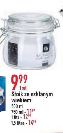 Słoik szklane wieko 1l promocja