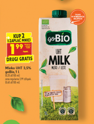 Mleko 3.5% Gobio promocja