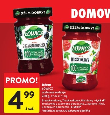 Dżem ŁOWICZ promocja w Intermarche