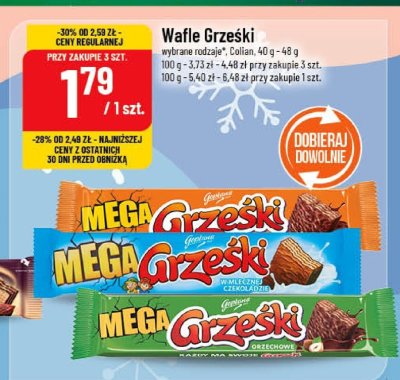 Wafle Grzeski promocja w POLOmarket
