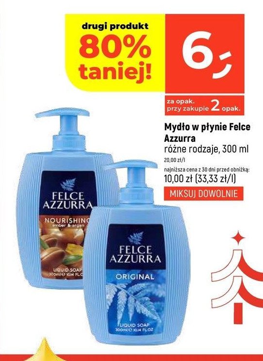 Mydło w płynie nourishing Felce azzurra promocja w Dealz