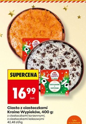 Ciasto z ciasteczkami kakaowymi promocja w Biedronka