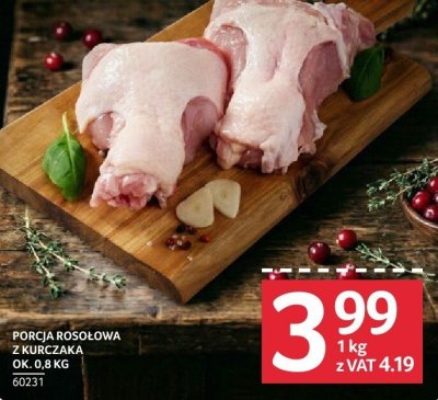 Porcja rosołowa z kurczaka ok. 0.8 kg promocja w Selgros