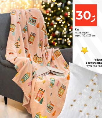 Koc różne wzory wym. 150 x 200 cm promocja w Dealz