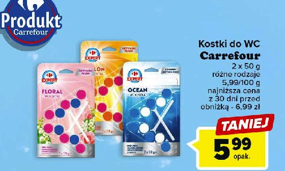 Kostka do wc floral Carrefour expert promocja