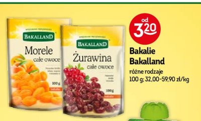 Żurawina suszona Bakalland promocja