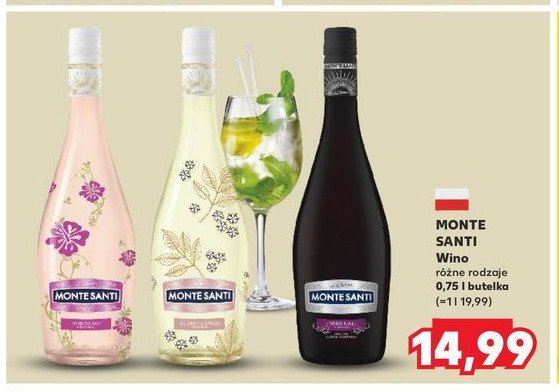 Wino Monte santi lavender promocja