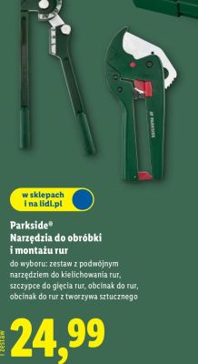 Narzędzia do obróbki i montażu rur promocja w Lidl