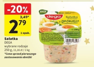 Sałatka Dega wybrane rodzaje promocja w Intermarche