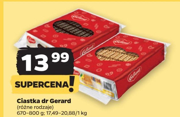 Ciastka mafijne lemon Dr gerard promocja w Netto