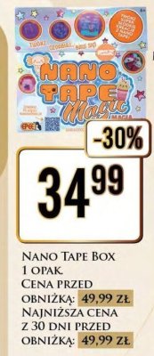 Taśmy Nano Tape Box promocja w Dino