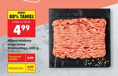 Mięso mielone wieprzowe 400 g promocja w Biedronka