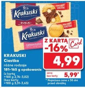 Ciastka Krakuski serduszka Krakuski bahlsen promocja w Kaufland