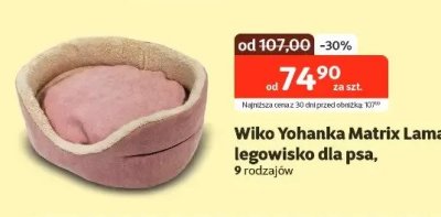 Legowisko Matrix Lama dla psa, 9 rodzajów promocja w KAKADU