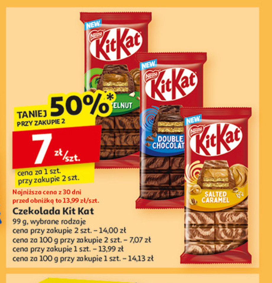 Czekolada double chocolate Kitkat promocja