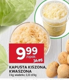 Kapusta kiszona, kwaszona promocja w Stokrotka