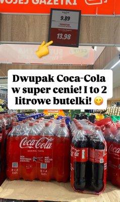 Napój gazowany 2x 2 l promocja w Lidl