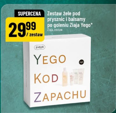 Zestaw żele pod prysznic i balsamy po goleniu Ziaja Yego promocja w POLOmarket