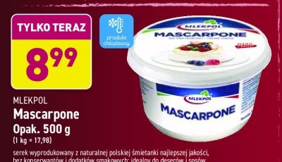 Ser mascarpone Mlekpol promocja