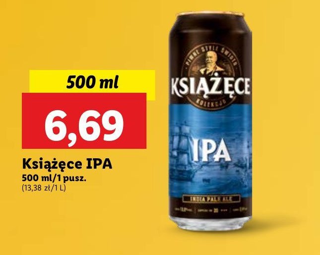 Piwo Książęce ipa promocja w Lidl